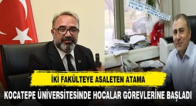 Kocatepe Üniversitesi'ne iki atama yapıldı