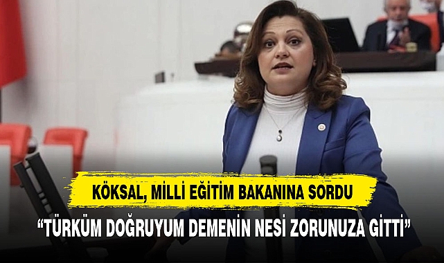 KÖKSAL, "TÜRKÜM DOĞRUYUM DEMENİN NESİ ZORUNUZA GİTTİ"