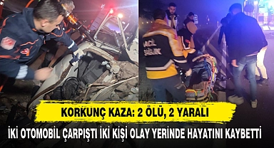 Korkunç Kaza: 2 Ölü, 2 Yaralı