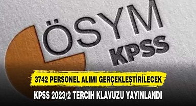 KPSS 2023/2 tercih kılavuzu yayımlandı