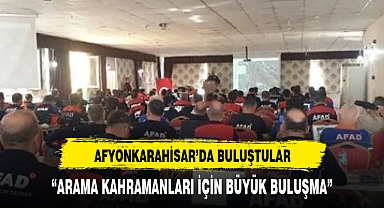 Kurtarma ekipleri Afyonkarahisar'da toplandı