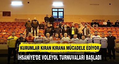 Kurumlar Arası Turnuvada Kıran Kırana Mücadele Turnuvalar İhsaniye'de Başladı