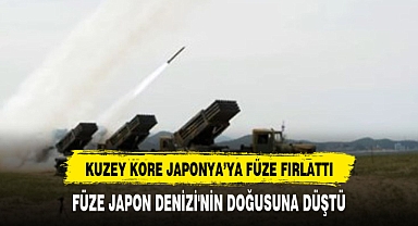 Kuzey Kore, Japonya'ya balistik füze fırlattı