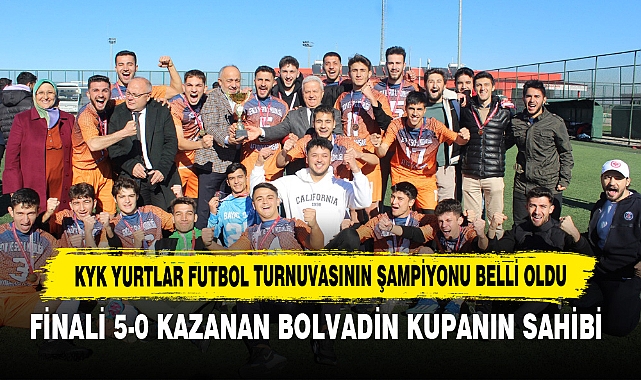Kyk Yurtlar Futbol Turnuvasının Şampiyonu Belli Oldu