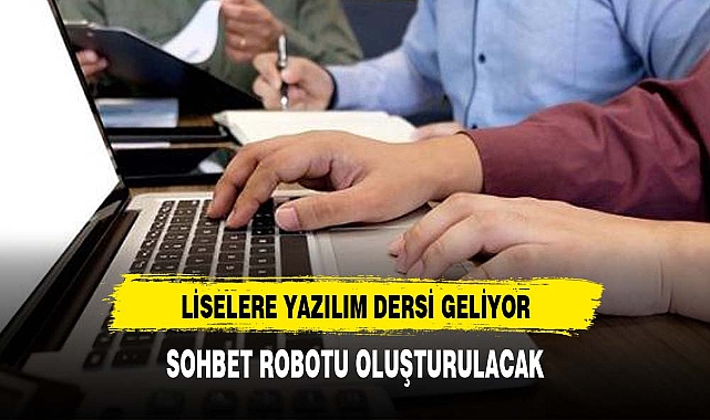 Liselilere 'yazılım' dersi