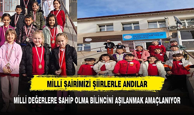 Mehmet Akif Ersoy'u Anma Haftası Etkinliklerinde Öğrencilere Ödül Verildi