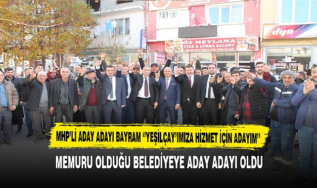 Memuru Olduğu Belediyeye Başkan Aday Adayı Oldu