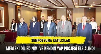 Mesleki Dil Edinimi ve Afyonkarahisar Kendin Yap Atölyesi 4.Uluslararası Sempozyumu Yapıldı…