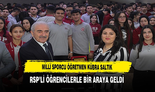 Milli Sporcu  Öğretmen  Kübra Saltık RSP'li Öğrencilerle Bir Araya Geldi