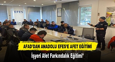Afad'dan Anadolu Efes'e Afet Eğitimi!