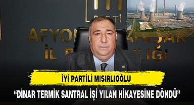 Mısırlıoğlu tamamlanmayan projeler üzerinden hükümete yüklendi
