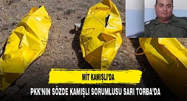 MİT, PKK'nın sözde Kamışlı sorumlusu sarı torbada