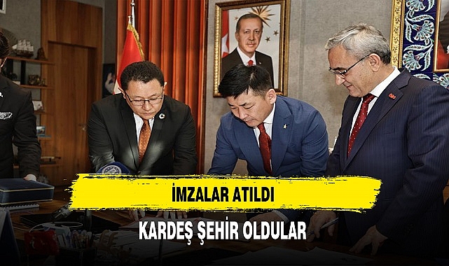 Moğolistan'dan Anadolu'ya Uzanan Kardeşlik. İmzalar Atıldı
