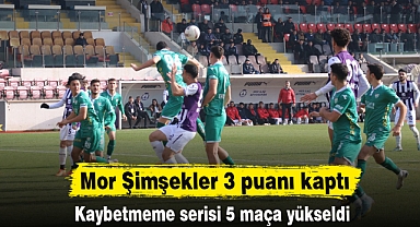 Mor Şimşekler 3 puanı kaptı