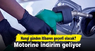 Motorine indirim geliyor
