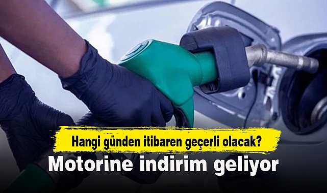 Motorine indirim geliyor