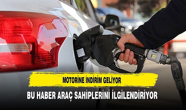 Motorine İndirim Geliyor...Detaylar Haberimizde