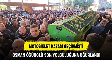 MOTOSİKLET KAZASI GEÇİRMİŞTİ