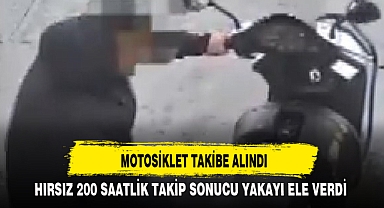 MOTOSİKLET TAKİBE ALINDI