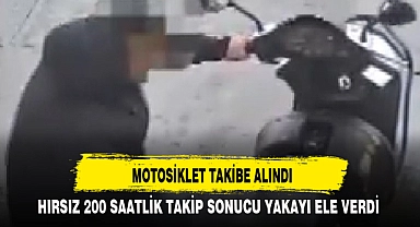 MOTOSİKLET TAKİBE ALINDI
