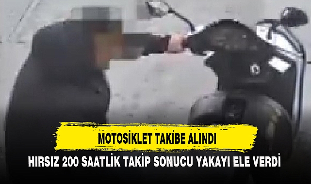 MOTOSİKLET TAKİBE ALINDI