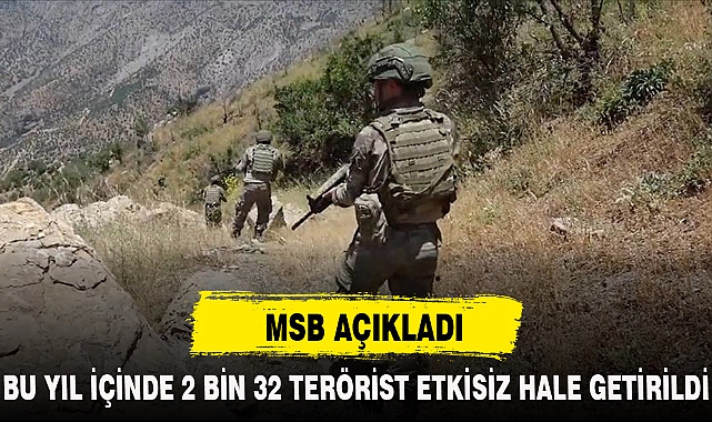 MSB AÇIKLADI