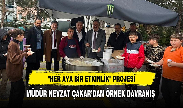 MÜDÜR NEVZAT ÇAKAR’DAN ÖRNEK DAVRANIŞ