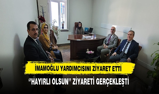 Müftü İmamoğlu Yardımcısını Ziyaret Etti. Hayırlı Olsun Dileklerini İletti.