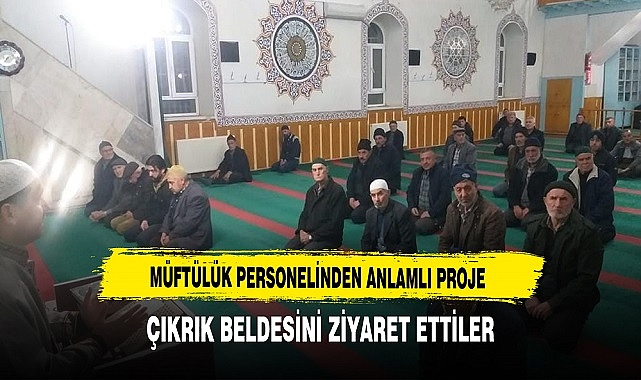 Müftülük Personelinden Anlamlı Proje