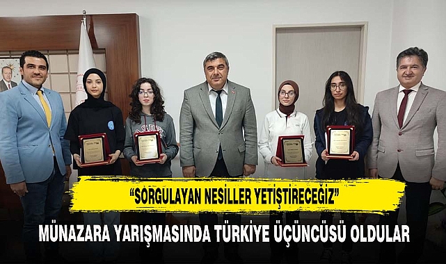 MÜNAZARA YARIŞMASINDA TÜRKİYE ÜÇÜNCÜSÜ OLDULAR