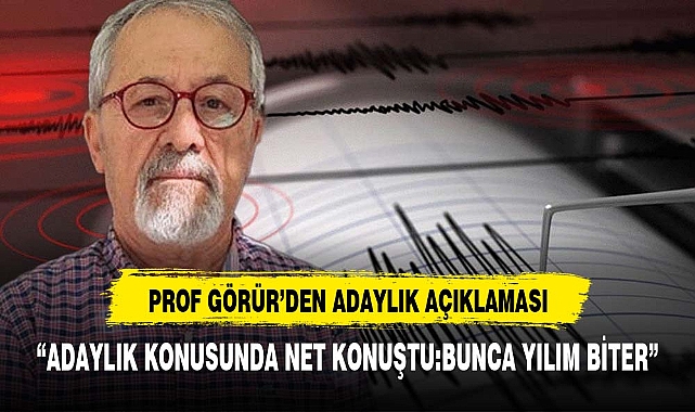 Naci Görür'den adaylık açıklaması: Bunca yılım biter