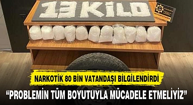 NARKOTİK 80 BİN VATANDAŞI BİLGİLENDİRDİ