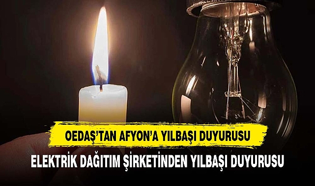 OEDAŞ'DAN  YILBAŞI DUYURUSU