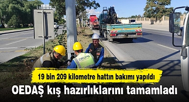 OEDAŞ kış hazırlıklarını tamamladı