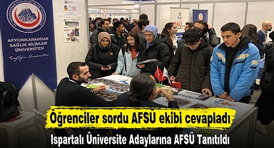 Öğrenciler sordu AFSÜ ekibi cevapladı