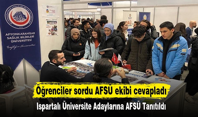 Öğrenciler sordu AFSÜ ekibi cevapladı
