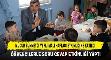Öğrencilerle Soru Cevap Etkinliği Yaptı