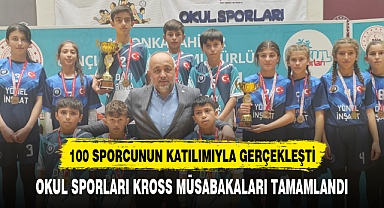 Okul Sporları Kross müsabakaları tamamlandı