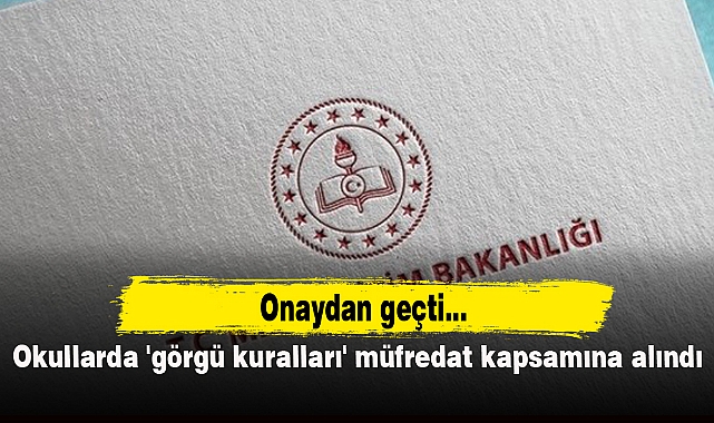 Okullarda 'görgü kuralları' müfredat kapsamına alındı