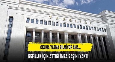 Okuryazar olmayan kişi attığı imzadan sorumlu tutuldu