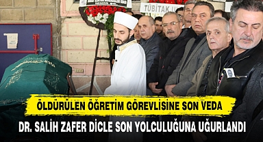 Öldürülen Öğretim Görevlisine Son Veda