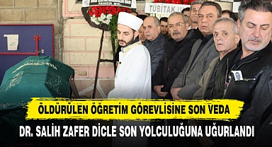 Öldürülen Öğretim Görevlisine Son Veda