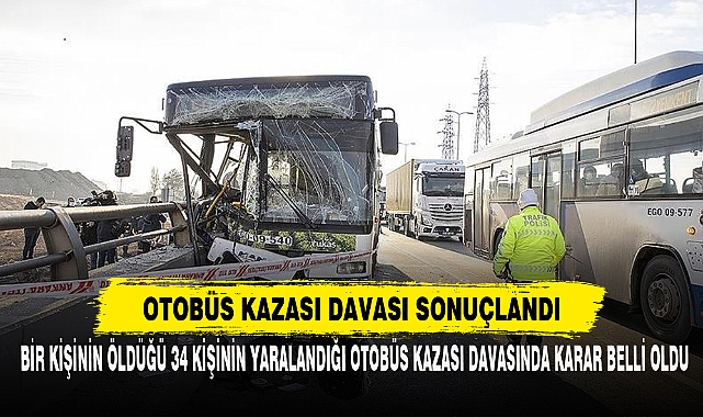 Otobüs Kazası Davası Sonuçlandı