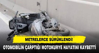 Otomobilin Çarptığı Motokurye Hayatını Kaybetti