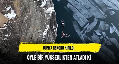 Öyle Bir Yükseklikten Atladı Ki Dünya Rekoru Kırıldı