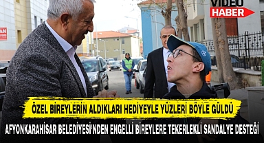 Özel Bireylerin Aldıkları Hediyeyle Yüzleri Böyle Güldü