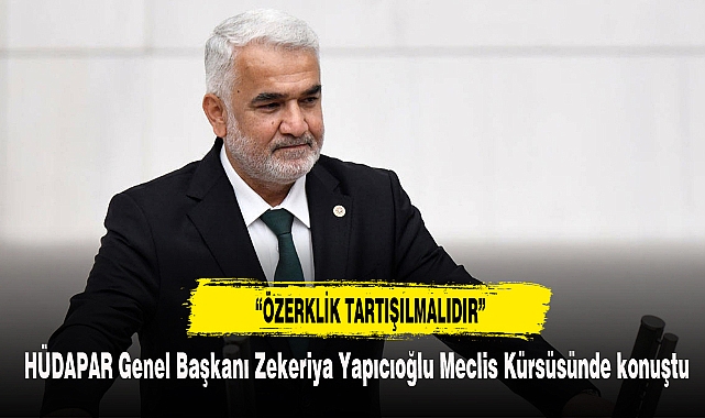 "ÖZERKLİK TARTIŞILMALIDIR"