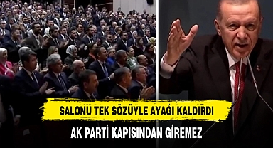 Partililerde beklediği heyecanı göremeyen Erdoğan, tek cümlesiyle salonu ayağa kaldırdı