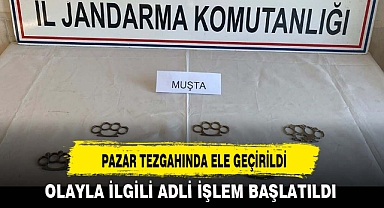 PAZAR TEZGAHINDA ELE GEÇİRİLDİ