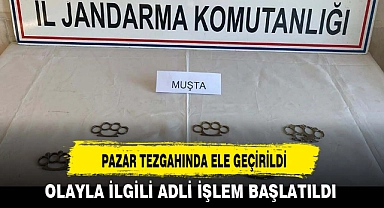 PAZAR TEZGAHINDA ELE GEÇİRİLDİ
